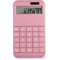 Miniatyrbillede 1 af 5: Kontor lommeregner, 12-cifret stort LCD-display solbatteri standard skrivebords lommeregner til skole og kontor Matte pink