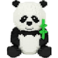 Miniatyrbild 4 av 5: Mini Byggstenar för Husdjur - Små Byggklossar för Barn Panda model 2840