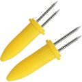 Miniatyrbillede 5 af 5: 16x Majskolber Spyd med Rustfrit Stål Pins, Rustbestandig - Genanvendelige Majsspyd - Grill (16 Pakke - Majs)