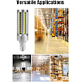 Miniatyrbilde 3 av 5: 60W LED-maispære, 500W-ekvivalent pære, 7200 lumen superlys E27, 6000K kald hvit, for lagerverkstedgarasje (6000K kald hvit)