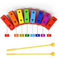 Miniatyrbillede 3 af 4: 8-tonet kromatisk xylofon carillon resonator klokke med gult hus