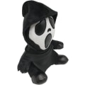 Miniatyrbild 2 av 5: Ghostface plyschdocka MDS Scream Ghost Face plyschleksak Ghost i svart kappa trollkarlshatt påsk halloween present