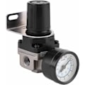 Miniatyrbillede 1 af 3: Lufttryksregulator, AR2000-02 G1/4 Luftkompressor med trykmåler, 1/4\" Aluminium Lufttryksjusterbar Målerventil med beslag