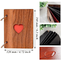 Miniatyrbillede 4 af 5: Træfotoalbum, DIY-skrapsalbum, DIY-bryllupsalbum