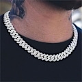Miniatyrbilde 3 av 5: Cubanske leddkjede for hip hop-stil 22inch