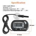 Miniatyrbillede 4 af 5: Akvarie Termometer, LCD Digitalt Elektronisk Termometer med Sugekop Vand Termometer