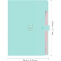 Miniatyrbild 2 av 5: Expanderbar mapp, A4-brevpappersfickor Dragspelsdokumentväska Organizer Plånböcker Filer Mappar med spänneslås för skola kontor