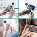 Miniatyrbillede 2 af 5: Bærbar højttaler, Mini mobiltelefonhøjttaler med 3,5 mm Aux lydinterface i klar bas Micro USB port