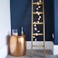 Miniatyrbillede 4 af 4: Lys Garland 20 Hvide Blomster med Varm Hvid LED Batteridrevet