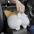 Miniatyrbillede 4 af 5: 1 stk. Tissue Box Cover Corgi Butt Formet Sjov Blød Kreativ Hængende Pung Opbevaringspose Tissue Box Wrapper