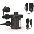 Miniatyrbilde 1 av 5: Elektrisk pumpe for oppblåsbare gjenstander Elektrisk luftpumpe, 240V AC/12V DC (hjem/bil), 3 dyser, rask oppblåsing/tømming