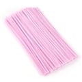 Miniatyrbilde 1 av 5: 100 Stykker Pipetips, Chenilletråd 6mm x 30cm, Pipetips for Håndverk DIY Håndverksprosjekter Chenilletråd Macaron light pink