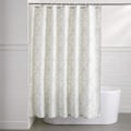Miniatyrbilde 5 av 5: Dusjforheng i stoff - 72 x 72 tommer, for baderom 72''x72'' Light Gray Medallion