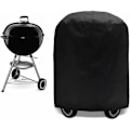 Miniatyrbillede 1 af 4: BBQ-overtræk BBQ-presenning Grillovertræk Anti-UV/Anti-vand/Anti-fugt Vandtæt udendørs grill sort til Weber, Holland,-70 x 70cm