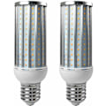 Miniatyrbillede 1 af 4: 2 stk. E40 50W LED-pære i aluminiumlegering, kølig hvid, 192 x 2835 SMD, AC 110/220V
