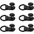 Miniatyrbillede 3 af 5: Snørebåndsspænder, snørebåndstilbehør, snørebåndskroge Matt black