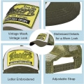 Miniatyrbillede 2 af 5: Baseball Cap Mesh Hatte Unisex Broderet Bogstav Patch Casual Hatte Hip Hop Solhatte army green