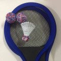 Miniatyrbild 2 av 3: 1 par tennis badminton racketar bollar set kit för barn pojkar flickor utomhus strand skola sport, blå