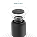 Pikkukuva 4 / 5: Sylinterimäinen Bluetooth-kaiutin Langaton Luova Ulkoilma Mini Kannettava Pieni Kaiutin Subwoofer Koti/Lahja, Sininen