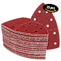 Miniatyrbillede 2 af 5: Sanding Triangler │ 25 stk. │ 11 huller │ 105 x 152 mm │ 180 grit │ til flere slibemaskiner │ Sandpapir │ Sandpapir