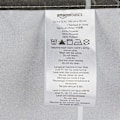Miniatyrbilde 4 av 5: Dusjforheng i stoff - 72 x 72 tommer, for baderom 72''x72'' Dark Gray Grid