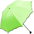 Miniatyrbillede 1 af 4: Damesolparaply UV-beskyttelse til kvinder Parasol Letvægts Anit-UV-paraplyer til sommerens solbeskyttelse Apple Green