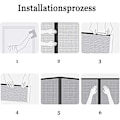 Miniatyrbillede 5 af 5: Magnetisk Fly- og Insektnetdør - Skærmbeskyttelse til Døre Op til 70x210cm
