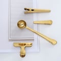 Miniatyrbillede 4 af 5: Taskeklemmer, 8 stk. Store Guld Rustfrit Stål Lufttætte Taskeklemmer Perfekt til Køkken og Kontor