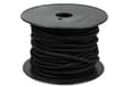 Elastisk snodd på rulle 6 mm 25 m svart
