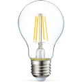 Miniatyrbilde 2 av 3: Sett med 6 LED-pærer Edison skruebase E27 4 W (tilsvarer 40 W) Transparent filament Ikke-dimbar intensitet
