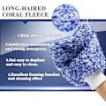 Miniatyrbillede 3 af 3: Bilvask Handsker 2 Stykker, Mikrofiber Vask Handske, Chenille Super Absorberende Rengøringshandsker til Rengøring, Køkken og Bil Rengøringsklude