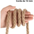 Pikkukuva 4 / 5: 12 mm luonnonjute-naru koristeluun ja tee-se-itse-töihin, 10 metriä, kestävä
