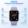 Miniatyrbilde 2 av 5: Sportreim kompatibel med Apple Watch iWatch-reimer unisex, myke silikonreimer for håndleddet til Apple Watch 3 6 5 4 2 1 SE Lavender Grey 38mm/40mm S/M