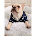 Miniatyrbillede 3 af 5: Hunde Pyjamas Tøj Silke Bløde Skjorter Homewear Hvalp Pyjamas til Små York Bulldog Katte