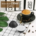 Miniatyrbilde 3 av 5: 5 stk. gjenbrukbare kaffekapselputer 230 ml påfyllbare Vertuo kaffekapsel kaffekapselkopp