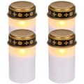 4-pack - Gravljus LED / Ljus - Gravljus 1200 timmar 4-Pack
