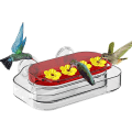 Miniatyrbillede 1 af 3: Vindue Kolibri Foderautomat | Vindue Fuglefoderautomat | Vindue Kolibri Foderautomat_x005f_x000d_Sugkop | Fuglefoderautomat