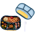 Miniatyrbillede 1 af 5: Bento Box Madkasser til Voksne, 4-Fags Lækagesikker Bento Frokostbeholder, Mikroovn&Opvaskemaskine Sikker