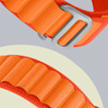 Miniatyrbillede 4 af 5: Kompatibel med Galaxy Watch 5 / 5 Pro / 4 Rem Justerbar Nylon Spænde Orange