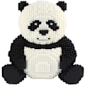 Miniatyrbillede 1 af 5: Mikro Byggeklodser Mini Kæledyrs Byggelegetøj Klodser til børn Panda model 2843