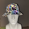 Miniatyrbillede 2 af 4: Regnbue Reflekterende Baseball Caps - Glow In The Dark Rave Hatte Til Mænd Og Kvinder