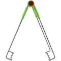 Miniatyrbillede 1 af 5: Premium Kvalitet Rustfrit Stål Hot Bowl Clip Pot Foldbar Fadholder Damper Lifter Picker Varmeisoleringsplade Tong Anti-hot Clamp Gripper