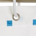 Miniatyrbilde 3 av 4: Dusjforheng i stoff - 72 x 72 tommer, for baderom 72''x72'' Blue Squares