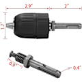 Miniatyrbild 4 av 5: 13mm Snabbspänningschuckadapter SDS Stålslagborr