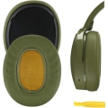 Pikkukuva 1 / 2: Proteini-nahkaiset korvapehmusteet Skullcandy Crusher Wireless Crusher Evo Crusher ANC Hesh 3 -kuulokkeisiin (vihreä)