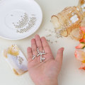 Miniatyrbillede 2 af 5: 100 stk. 5 mm runde afstandsrør til smykkefremstilling, metalafstandsrør sølv glatte runde perler til DIY-fremstilling af armbånd, halskæde, øreringe