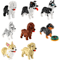 Miniatyrbillede 5 af 5: Mikro Byggeklodser Mini Kæledyrs Byggelegetøj Klodser til børn Old English Sheepdog 5 x 2 x 7 inches