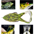 Miniatyrbillede 3 af 5: 2 stk. Dobbelt Propeller Frøer Bait Fiske Lokker Livagtig Silikone Roterende Fiske Lokkemad til Ferskvand Saltvand Fiske Lokkemad