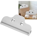 Miniatyrbillede 2 af 5: Chipposeklemmer, madklemmer, 3,9 tommer brede kraftige chipklemmer, store poseklemmer, 10 stk.