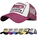 Pikkukuva 1 / 5: Baseball-lippis, verkkolippikset, unisex-kirjotut kirjainlaput, rennot lippikset, hip hop -aurinkolippikset Red